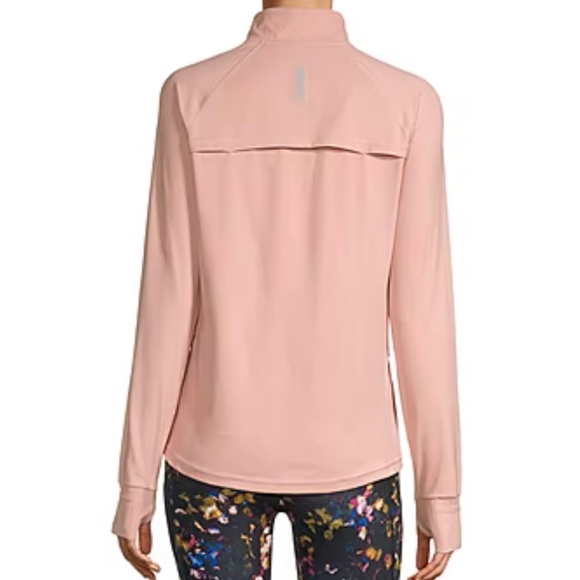 Xersion Women's Light Pink Long Sleeve Quarter-Zip Pullover Size XXL - Picture 2 of 9